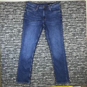 TPJ The Perfect Jeans Mens 35x36 Slim Fit Blue Stretch Denim Pants